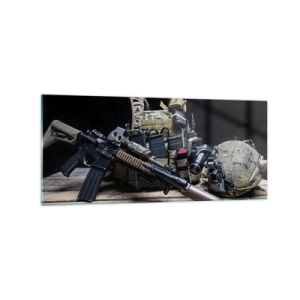 Obraz na skle - Pohov! - 120x50 cm