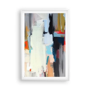 Plagát v bielom ráme - Nejaký spôsob? - 61x91 cm