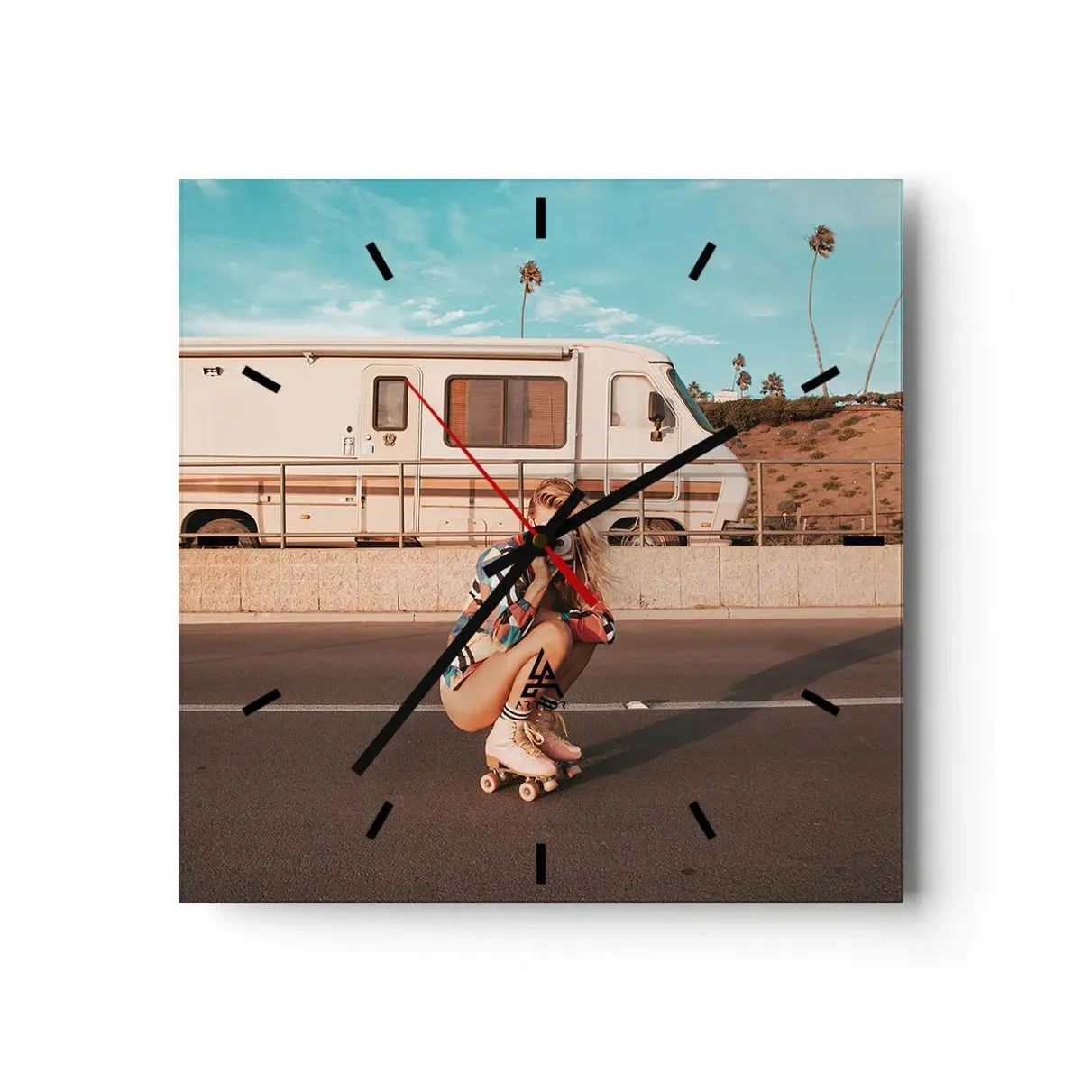 Nástenné hodiny - Usmejte sa! - 40x40 cm