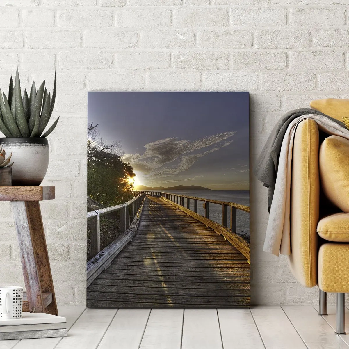 Obraz na plátne - Ísť, stále ísť smerom k slnku - 50x70 cm