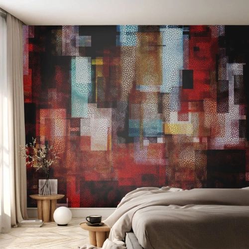 Fototapeta na mieru Premium Canvas - Chaos a zmätok - Abstrakcia, Kus, Maľovanie
