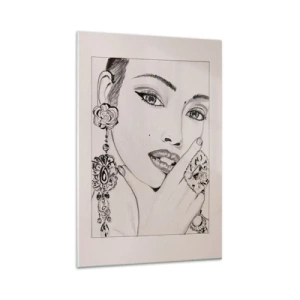 Obraz na skle - Najkrajší klenot - 80x120 cm