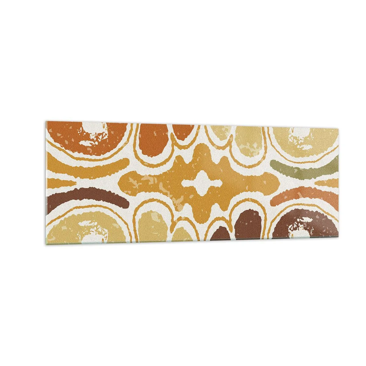 Obraz na skle - Sentimentálna abstrakcia - 140x50 cm