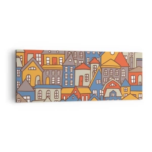 Obraz na plátne - Za domom dom - 140x50 cm