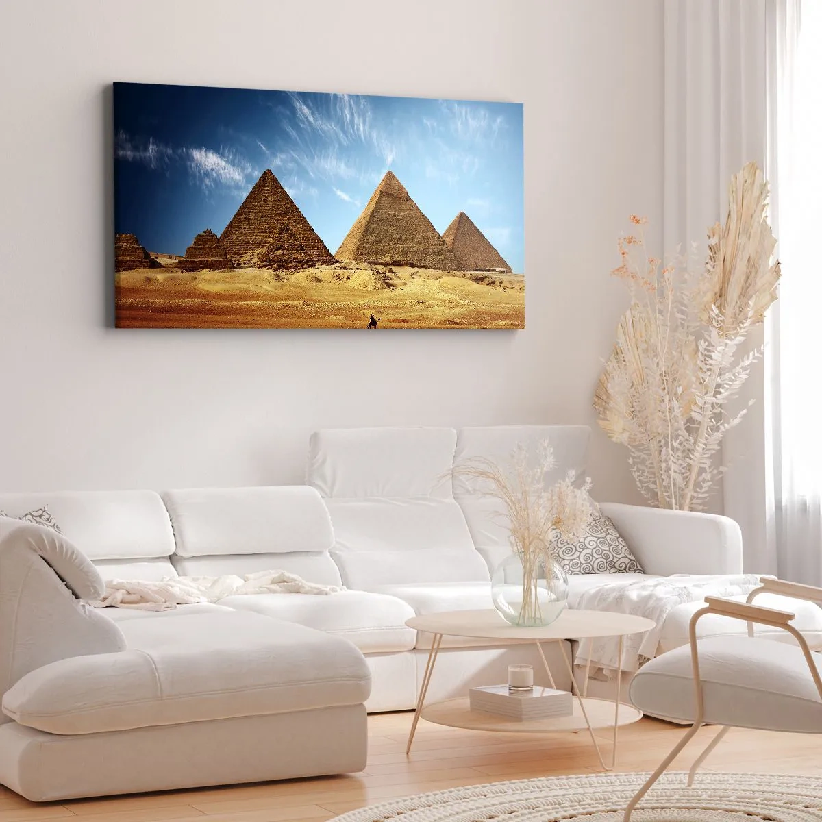 Obraz na plátne - 40 storočí sa na vás pozerá - 120x50 cm