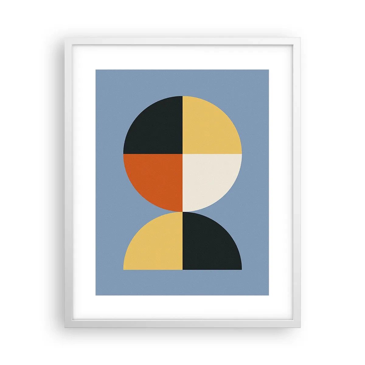 Plagát v bielom ráme - Pozri a počítaj - 40x50 cm