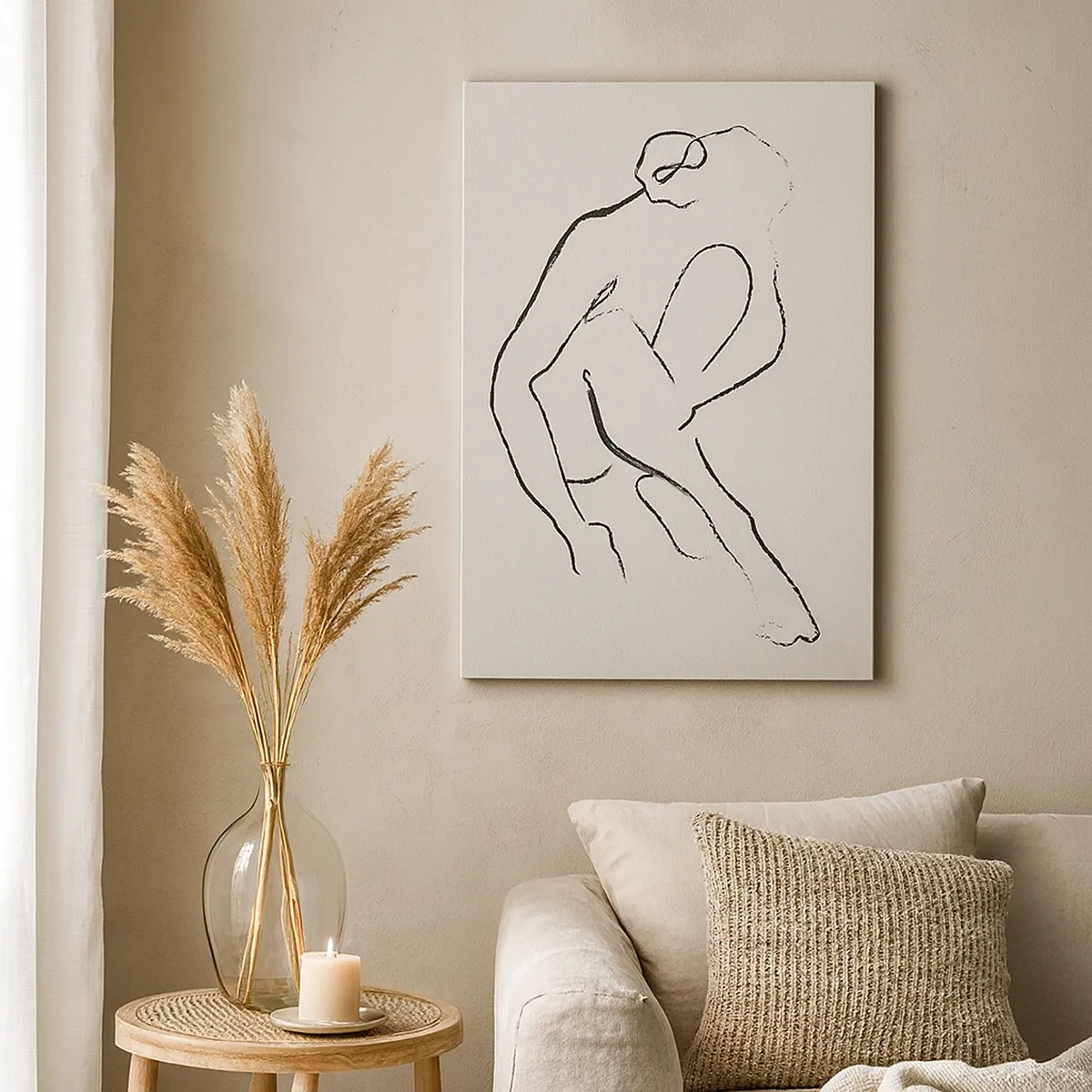 Obraz na plátne - Intímna skica - 50x70 cm