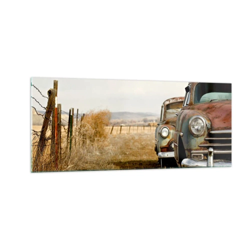 Obraz na skle - Zaslúžený odpočinok - 100x40 cm