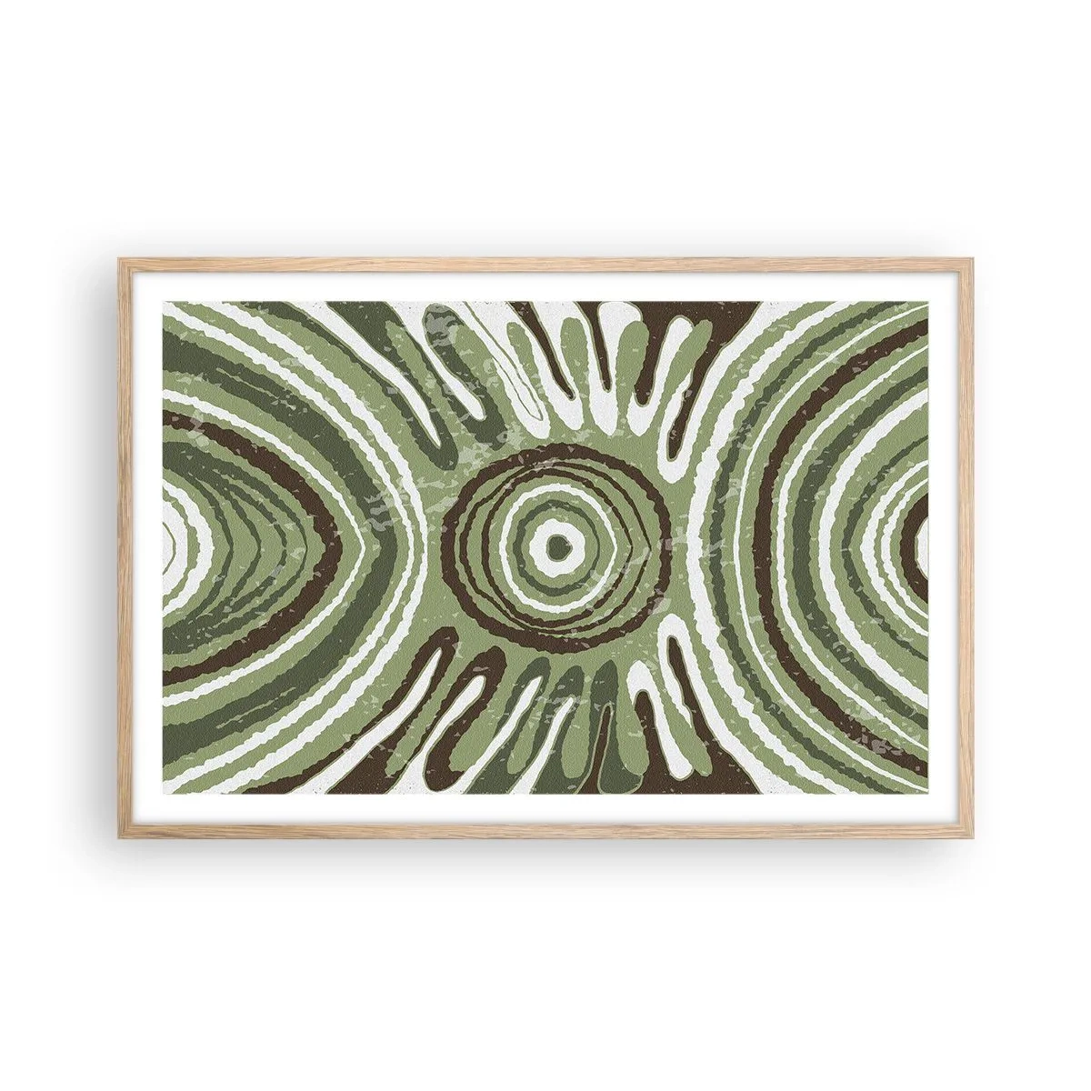 Plagát v ráme zo svetlého duba - Explózia emócií - 91x61 cm