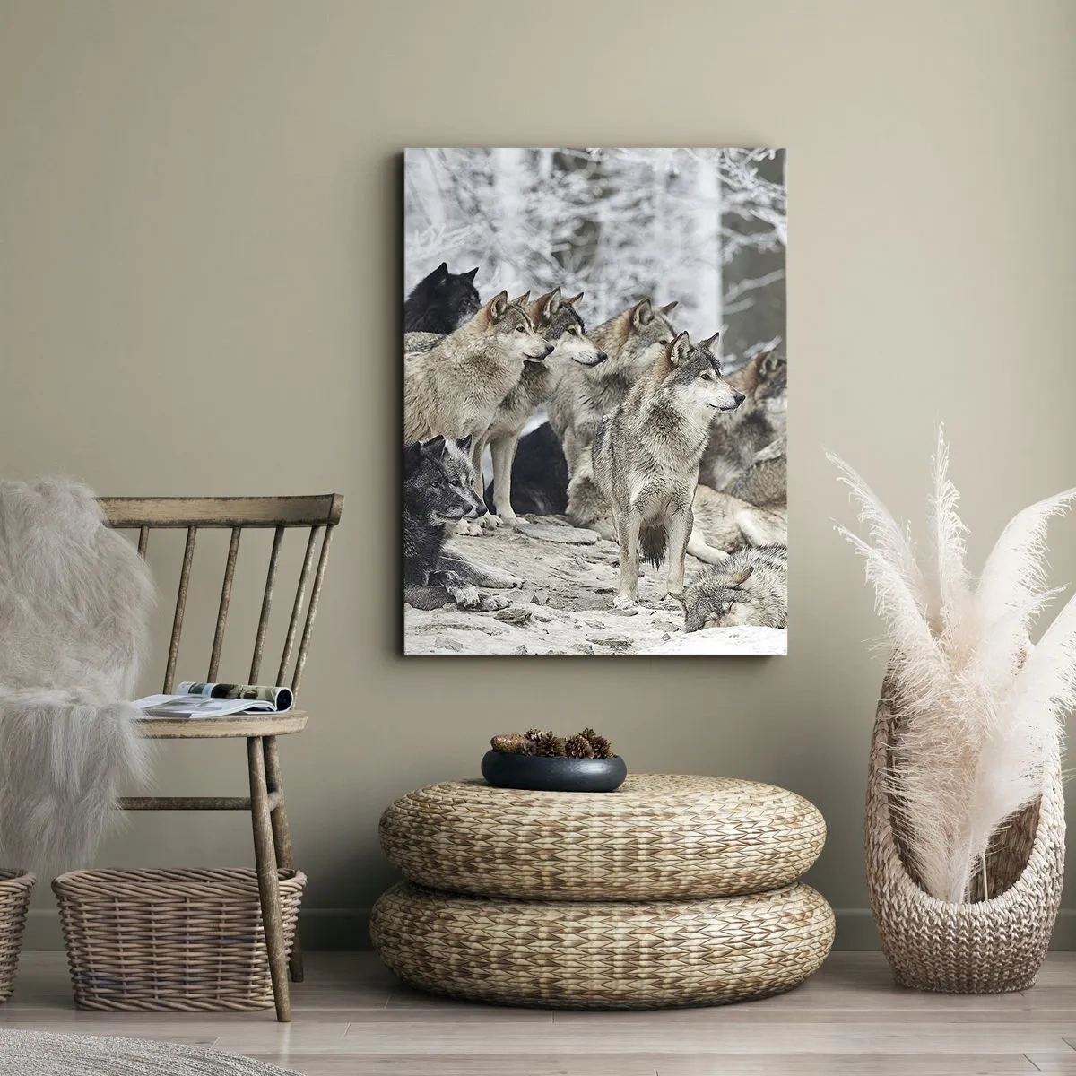 Obraz na plátne - Rodina a priatelia - 80x120 cm