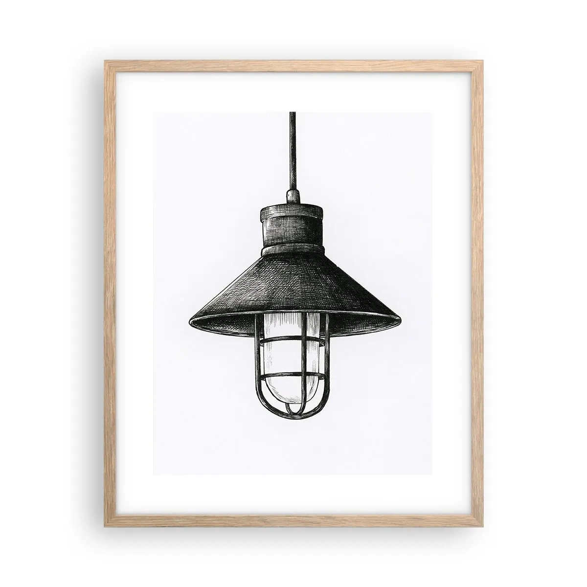 Plagát v ráme zo svetlého duba - Ako pred rokmi… - 40x50 cm