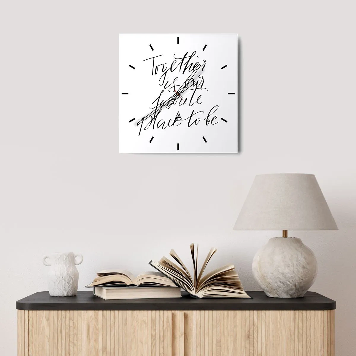 Nástenné hodiny - Cítite to tiež? - 30x30 cm