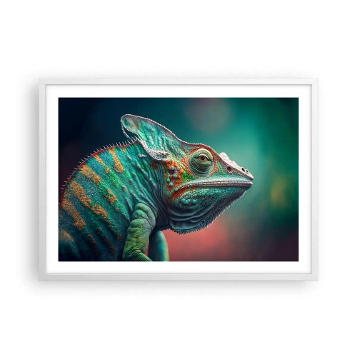 Plagát v bielom ráme - Vidíš ma? To nie je dobre… - 70x50 cm