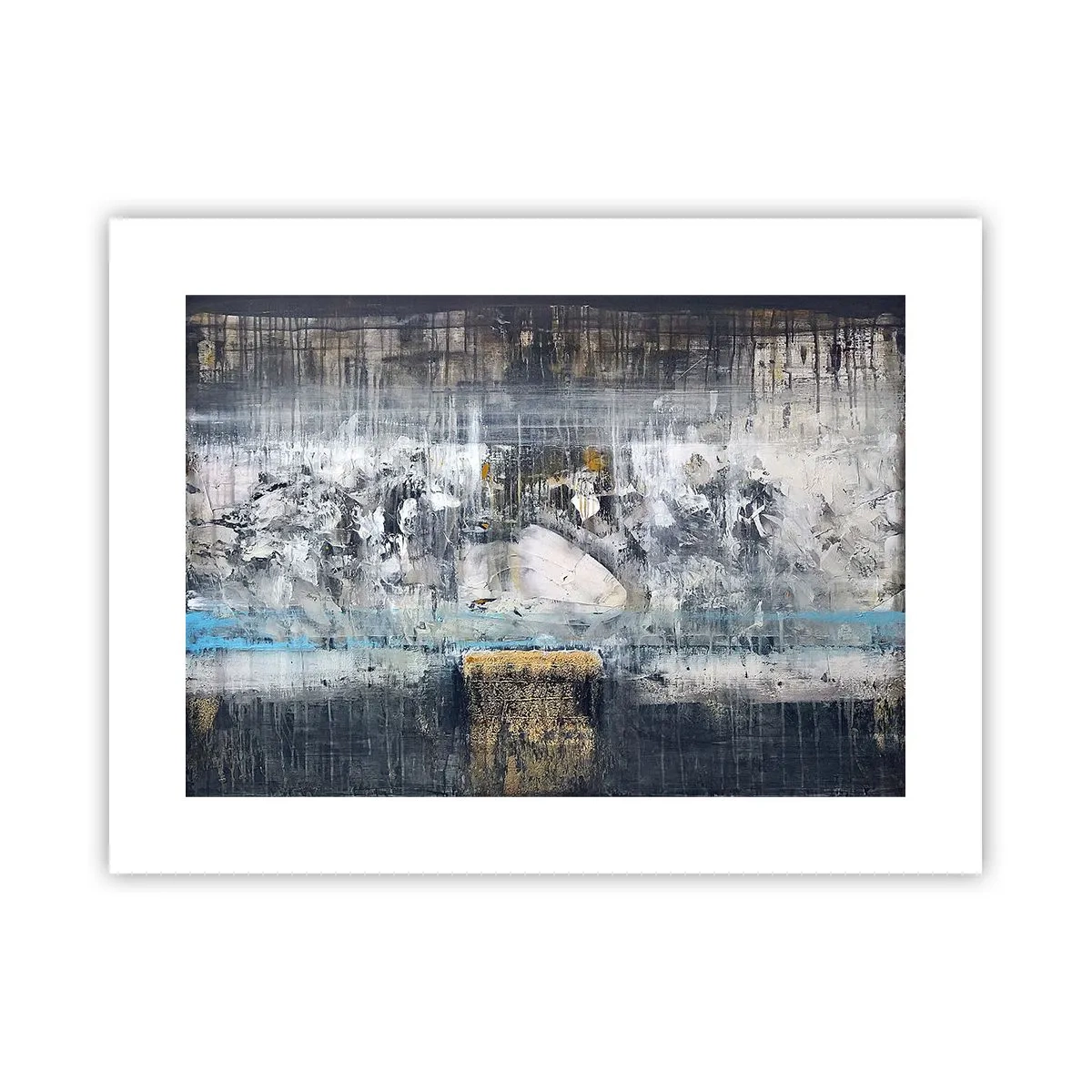 Plagát - Ako na ľade, tak aj na hrude - 40x30 cm