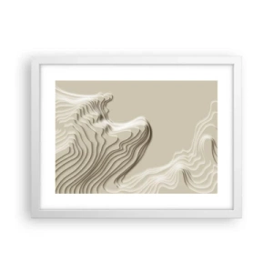 Plagát v bielom ráme - Topografia umenia - 40x30 cm