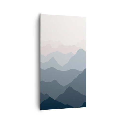 Obraz na plátne - Vlny hôr - 65x120 cm