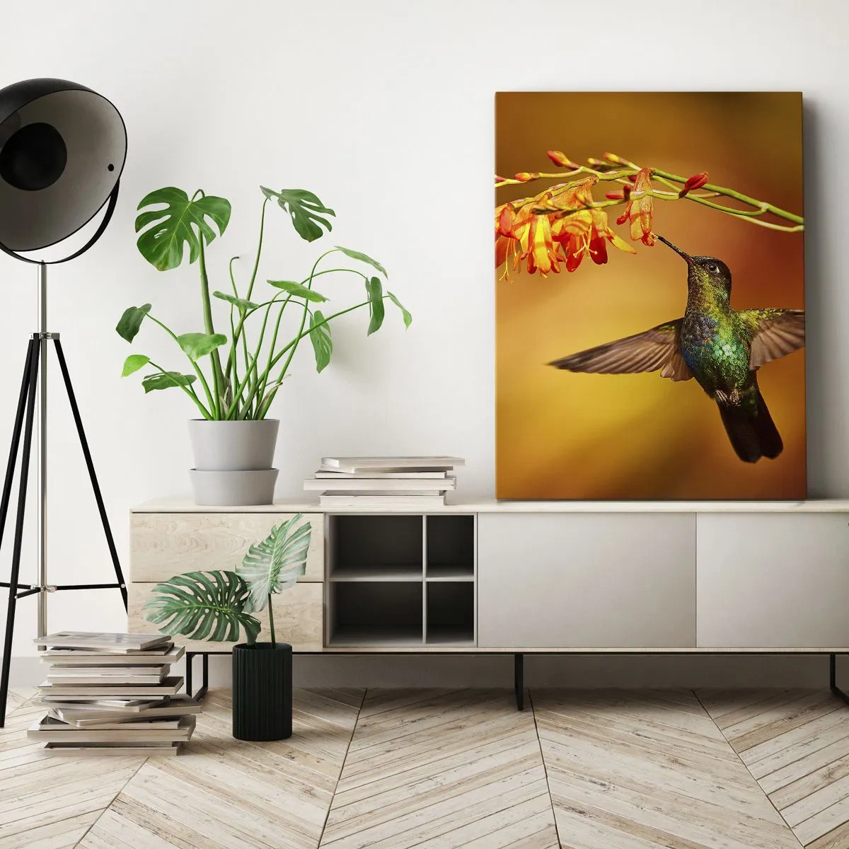Obraz na plátne - Posol svetla podľa Májov - 45x80 cm
