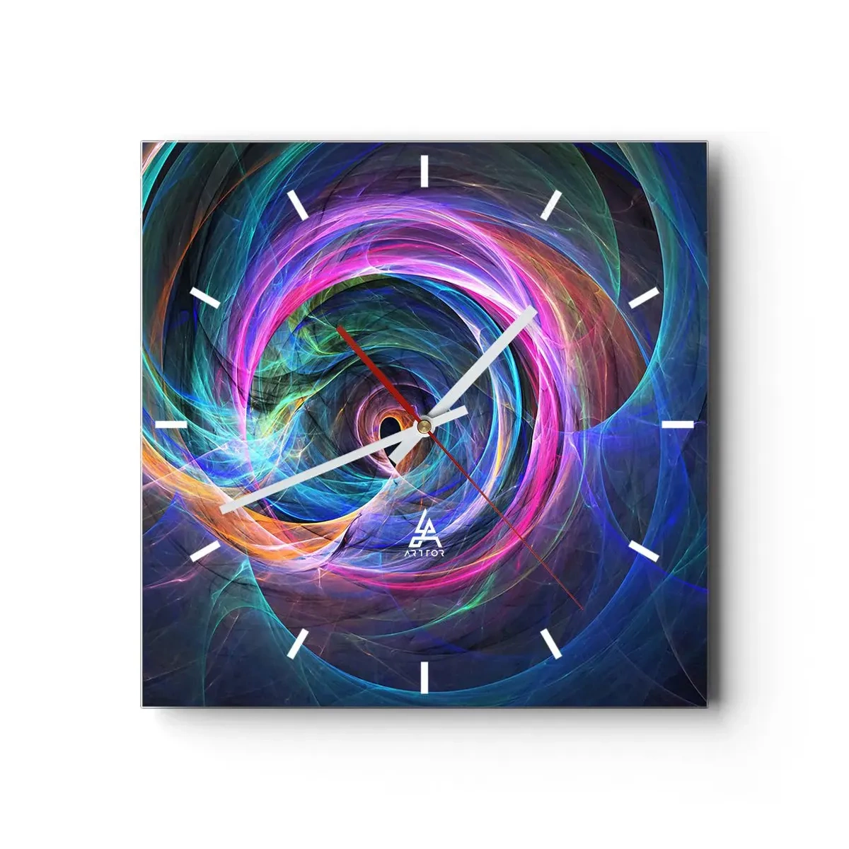 Nástenné hodiny - Kam ma vedieš? - 40x40 cm