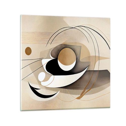 Obraz na skle - Kompozícia: podstata vecí - 60x60 cm