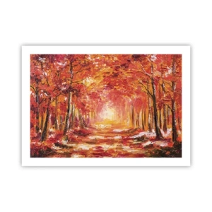 Plagát - Medený les - 70x50 cm