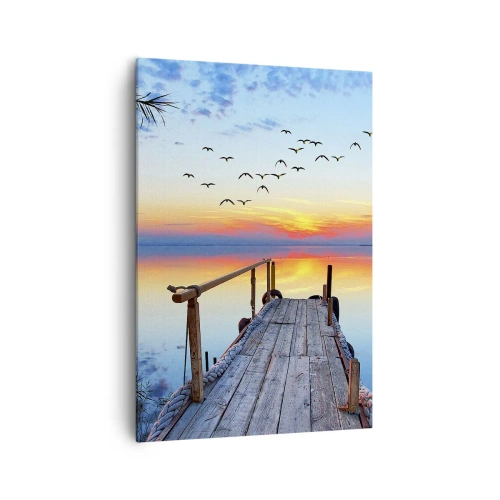 Obraz na plátne - Je čas isť späť… - 70x100 cm
