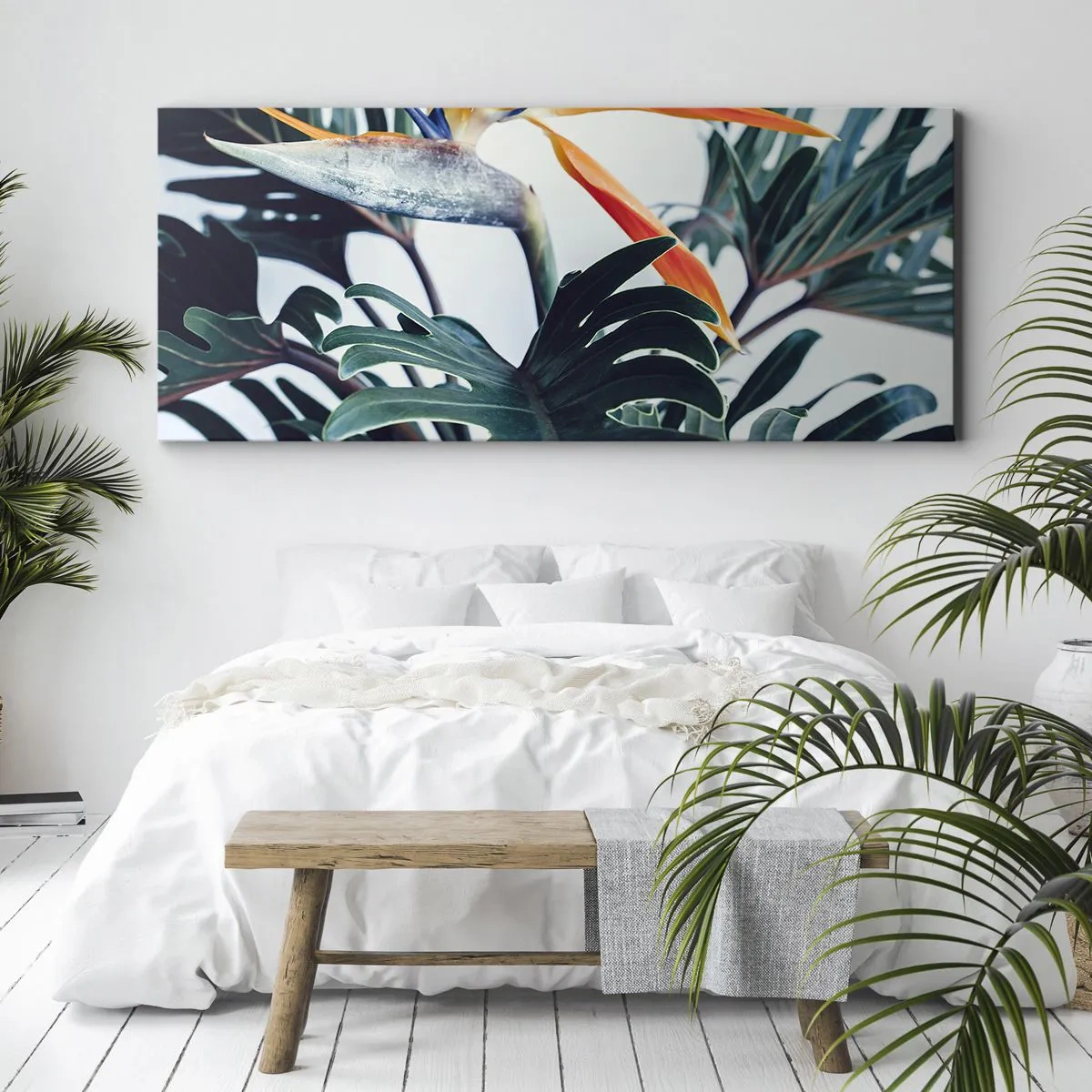 Obraz na plátne - Vtáker - 160x50 cm