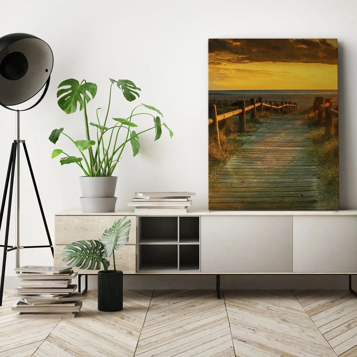Obraz na plátne - Vykúpané v starom zlate - 50x70 cm