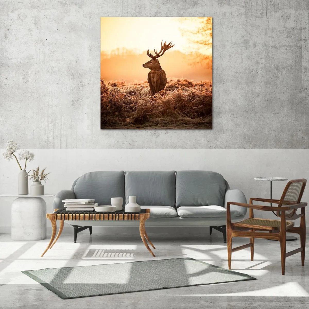 Obraz na skle - Pán na panstve - 50x50 cm