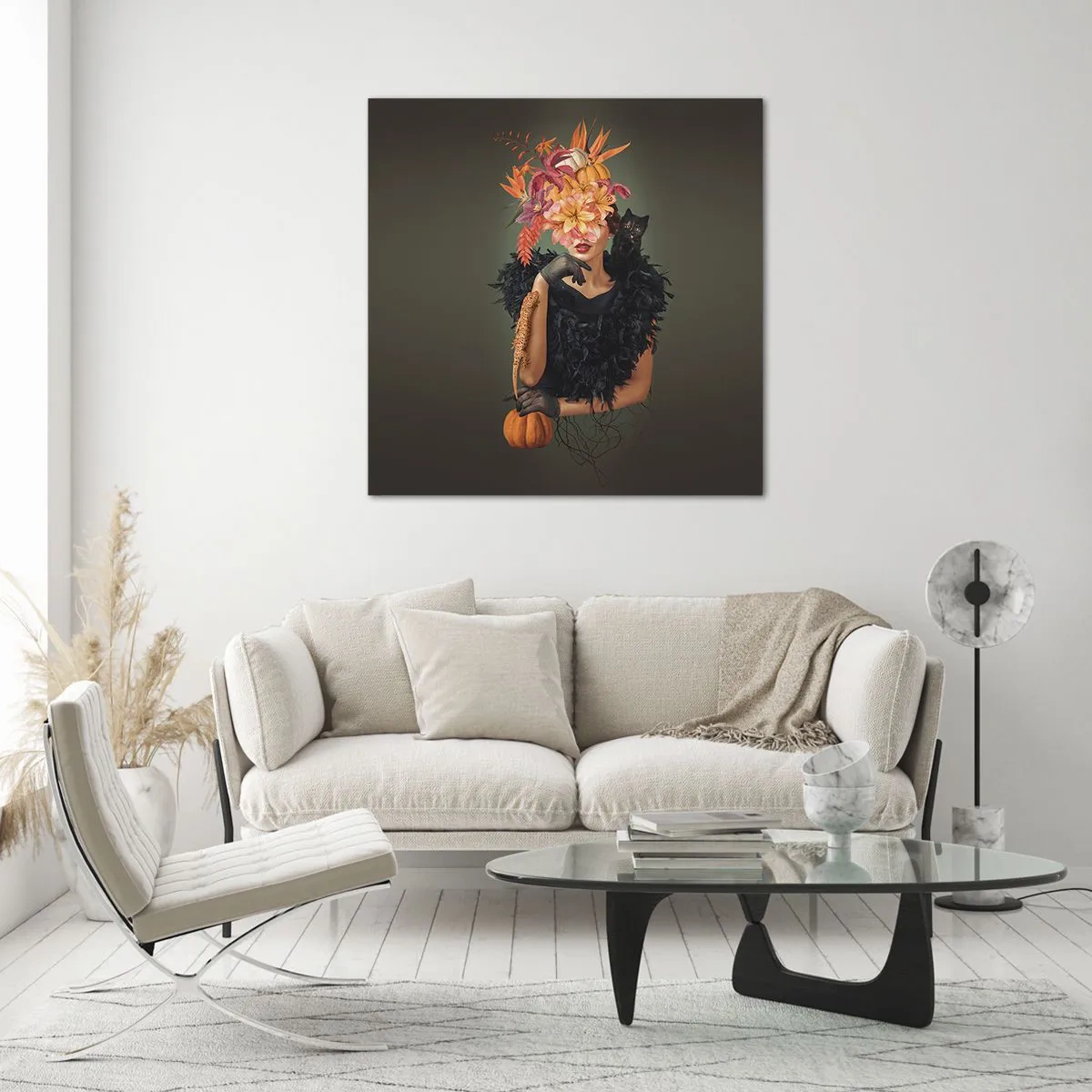 Obraz na skle - Kúzlo čarodejnice - 50x50 cm