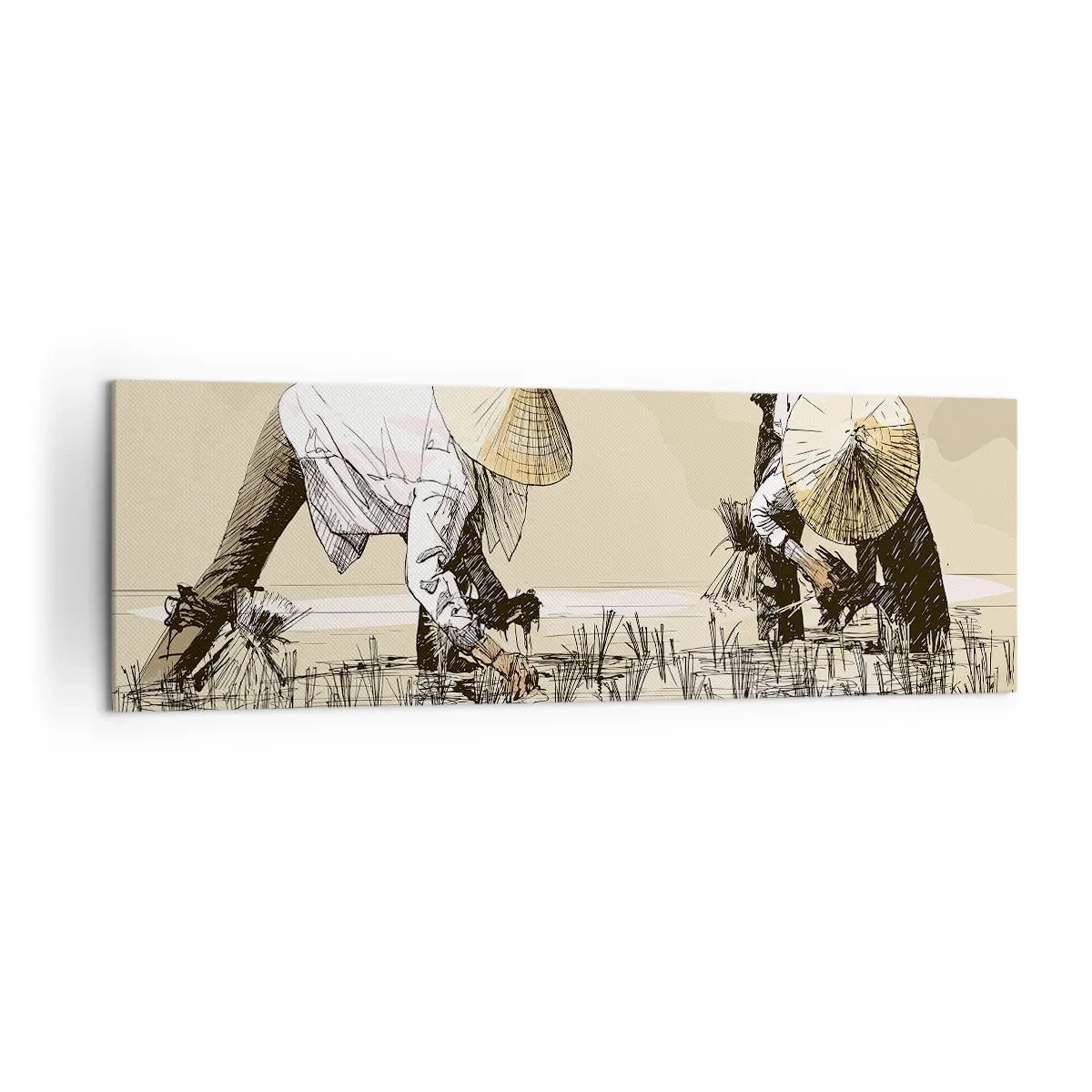 Obraz na plátne - Úspešný zber - 160x50 cm