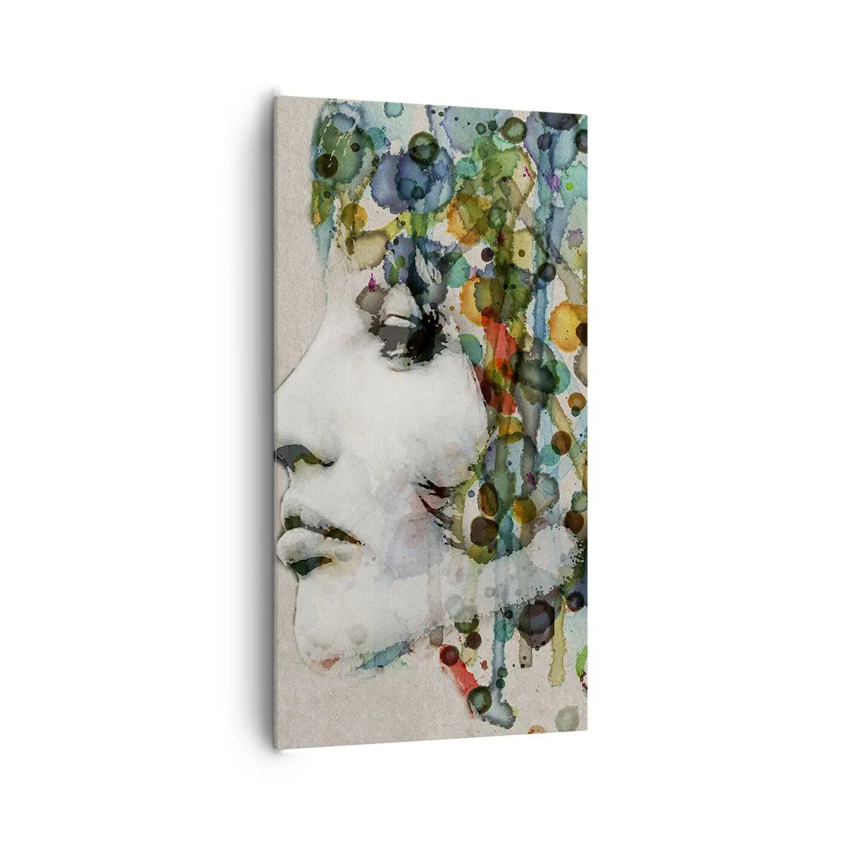 Obraz na plátne - Vynorila sa zo šedej - 65x120 cm