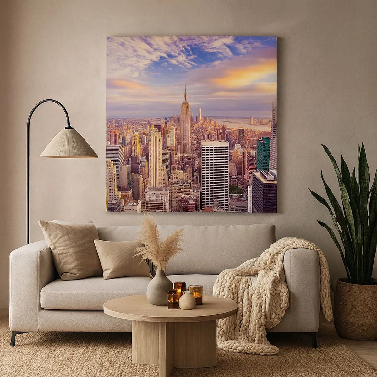 Obraz na plátne - Dosiahnuť samotné oblaky - 30x30 cm