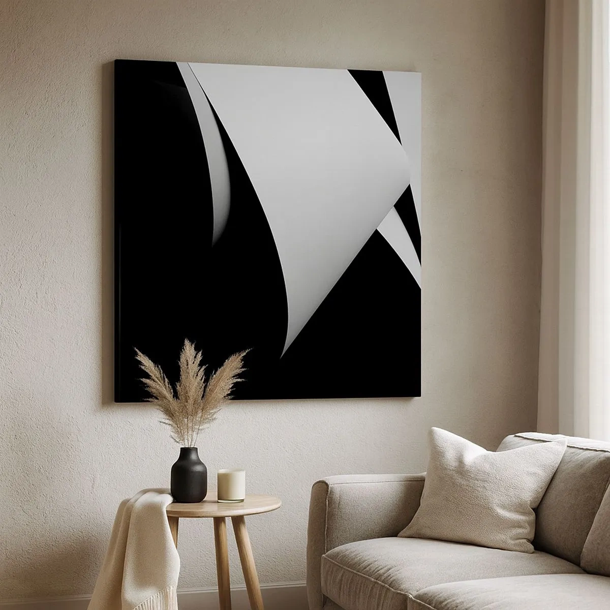 Obraz na plátne - Svetlo z hlbín tieňa - 30x30 cm