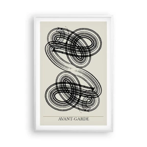 Plagát v bielom ráme - Vyšlo to spontánne - 61x91 cm