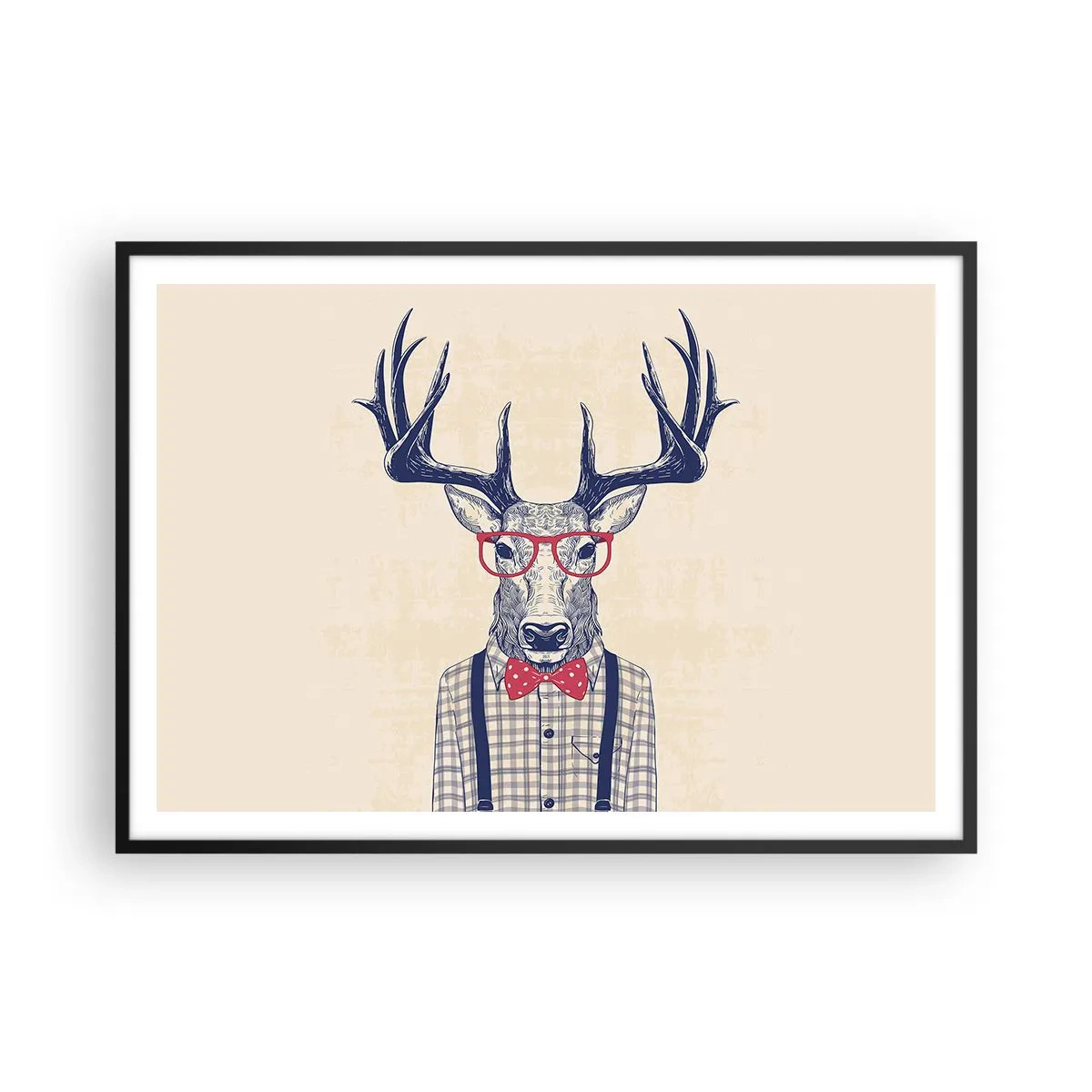 Plagát v čiernom ráme - Zábavná extravagancia - 100x70 cm