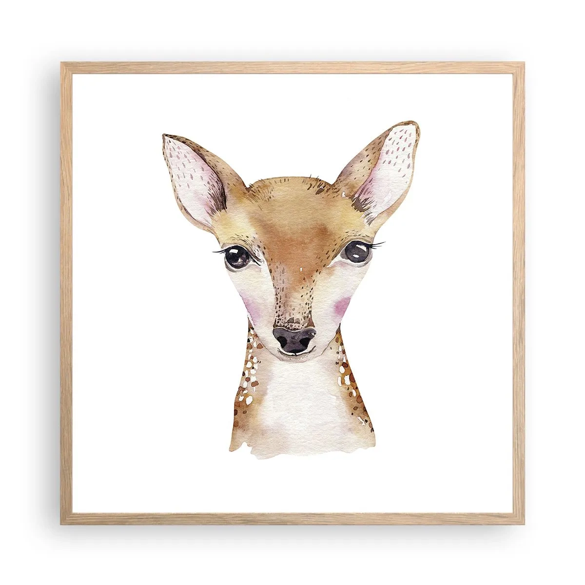 Plagát v ráme zo svetlého duba - Povaha nevinnosti - 60x60 cm