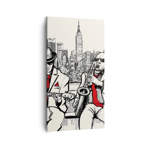 Obraz na plátne - Newyorská improvizácia - 45x80 cm