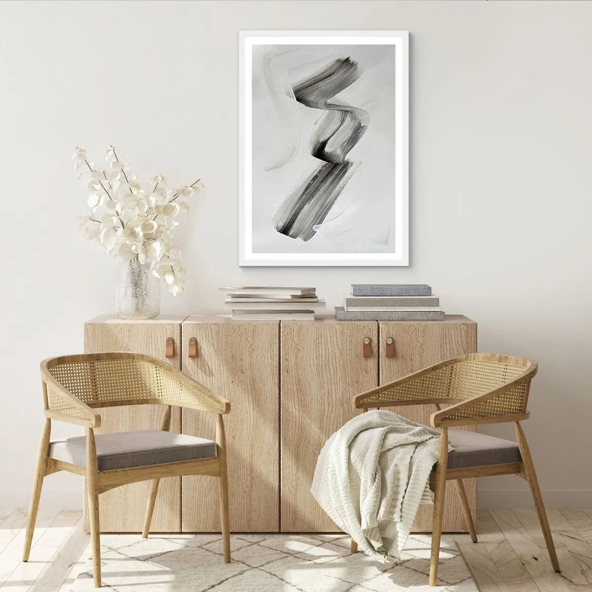 Plagát v bielom ráme - Len tak pre radosť - 40x50 cm