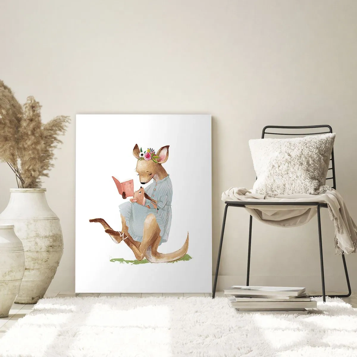 Obraz na skle - Prečítaj mi, mama - 80x120 cm