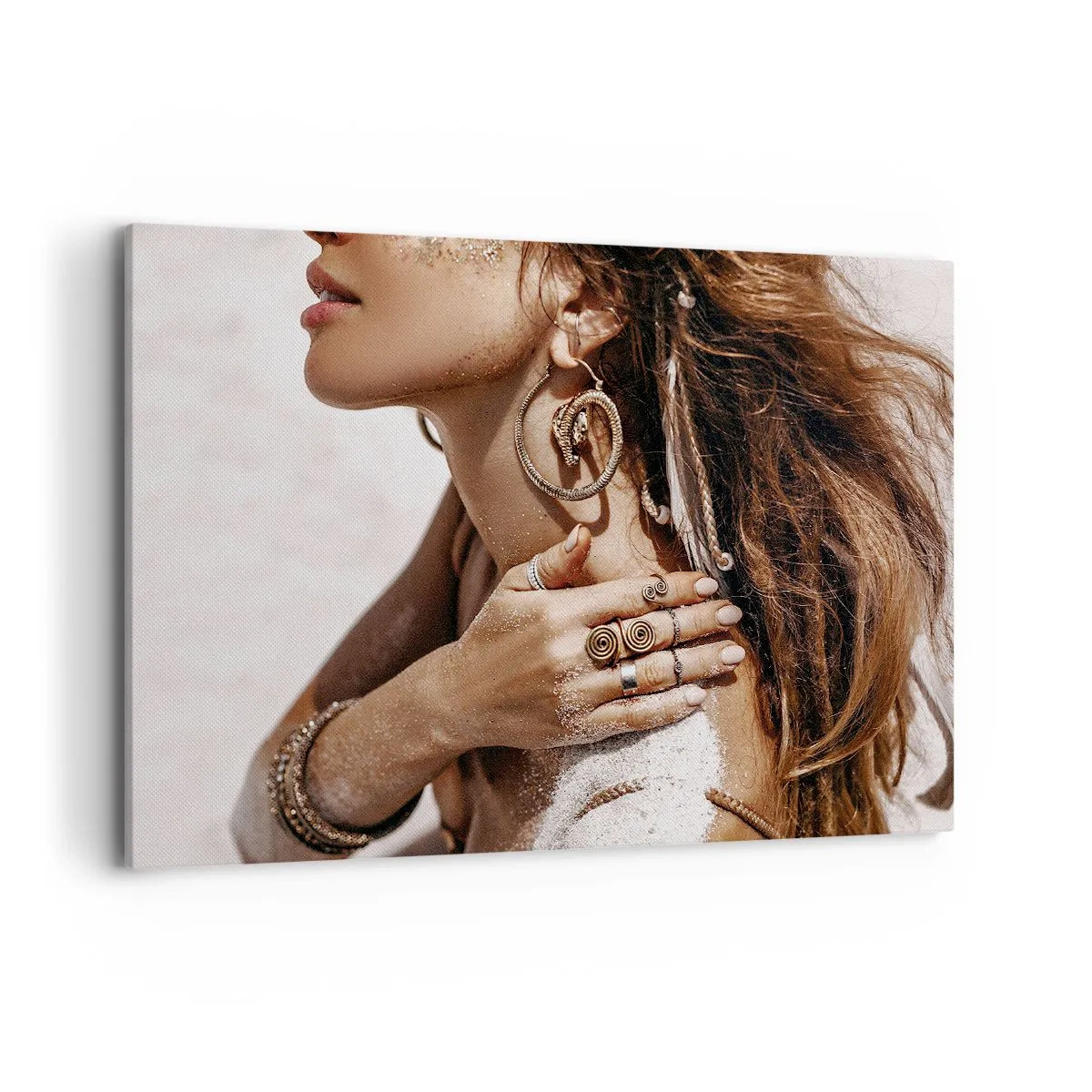 Obraz na plátne - Kráľovná divokej pláže - 100x70 cm