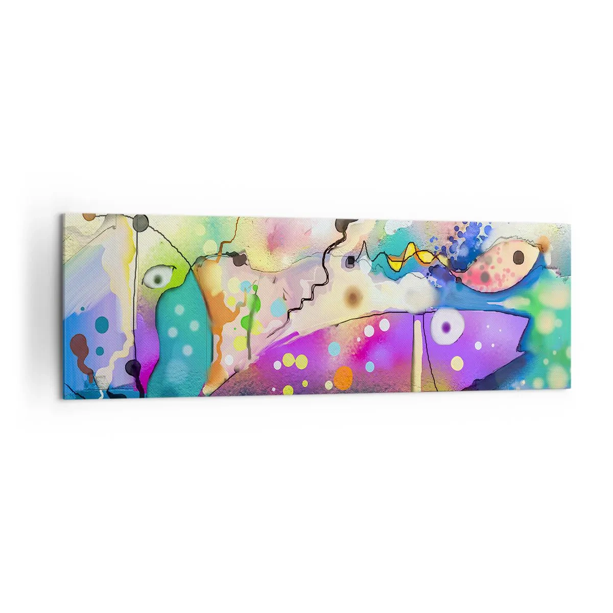 Obraz na plátne - Niet slov! - 160x50 cm
