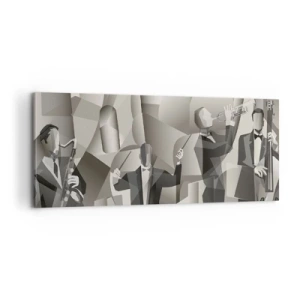Obraz na plátne - V priestore zvukov - 100x40 cm