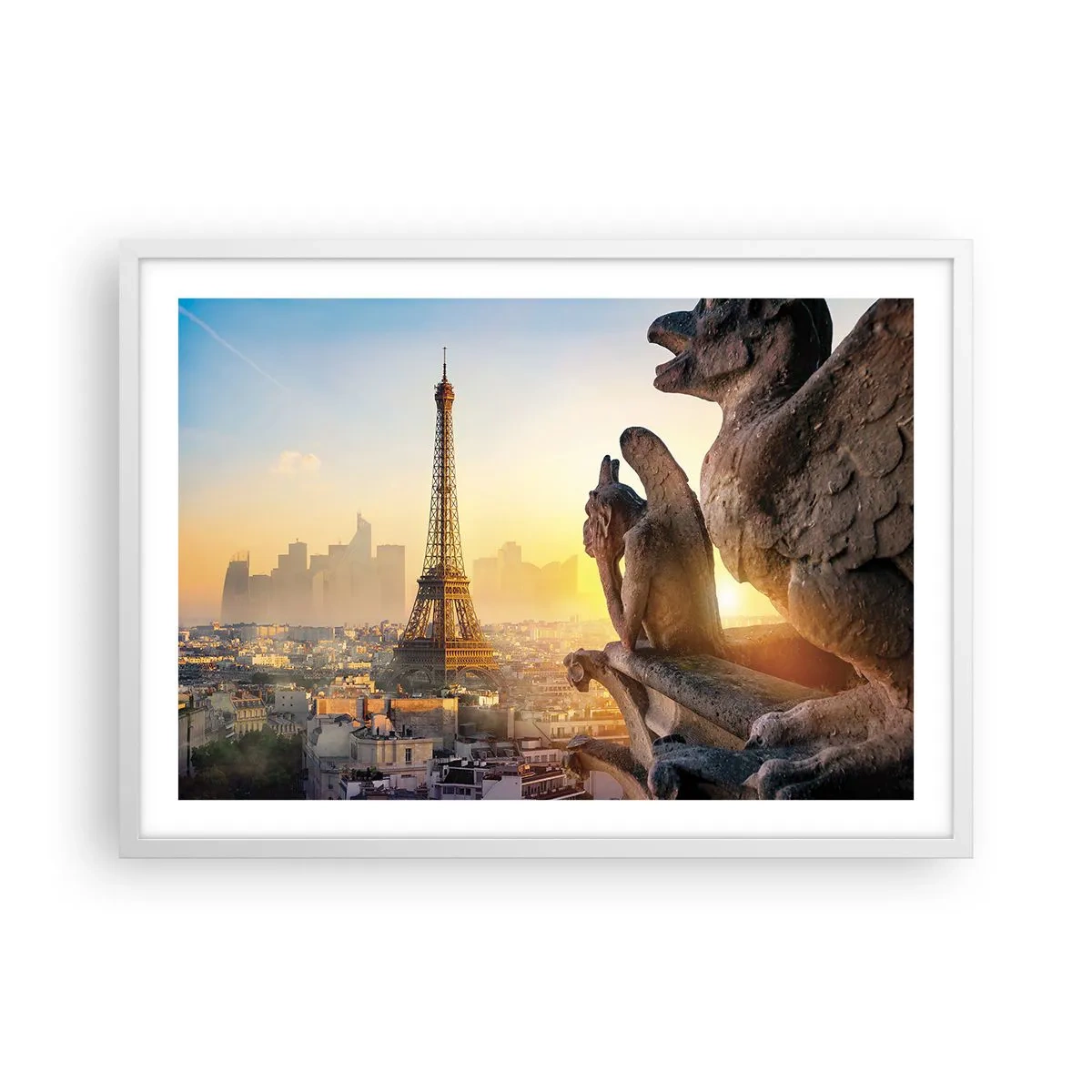 Plagát v bielom ráme - Veľa sa zmenilo… - 70x50 cm