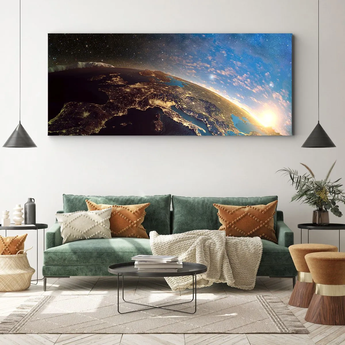 Obraz na plátne - Pozrime sa na seba s odstupom - 100x40 cm
