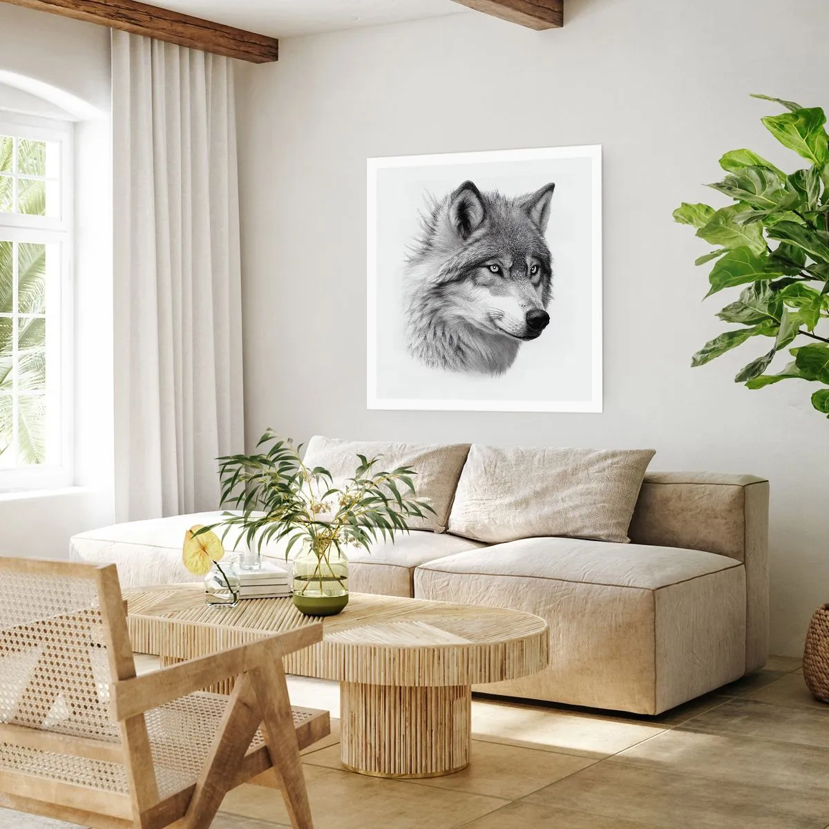 Plagát - Alfa – bezpochyby - 40x40 cm