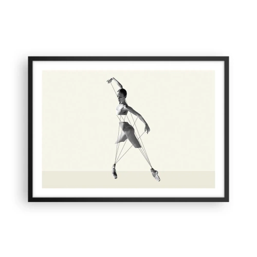 Plagát v čiernom ráme - V divadle sveta - 70x50 cm