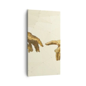 Obraz na plátne - Božská geometria - 55x100 cm