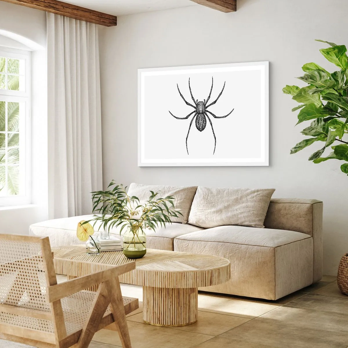 Plagát v bielom ráme - Znepokojivá presnosť - 40x30 cm