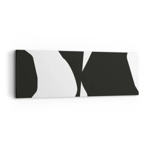 Obraz na plátne - Positive-negative - 90x30 cm