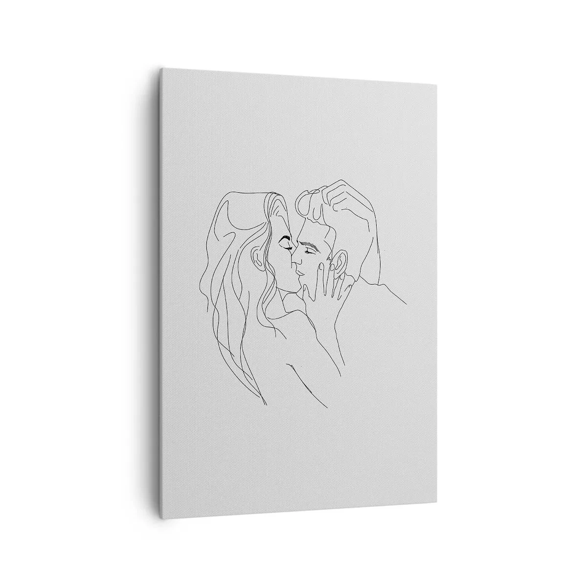 Obraz na plátne - Jedným ťahom - 70x100 cm